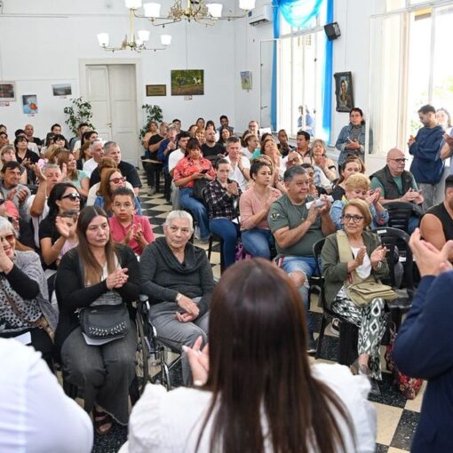 El acto se llevó a cabo en el Palacio Municipal de San Vicente, donde participaron Nicolás Mantegazza y Daniela Lasalle.