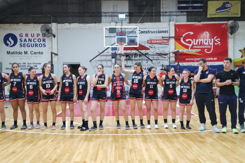 Las chicas de la U20 del club Deportivo de San Vicente cerraron el año con un campeonato y un subcampeonato en la Liga Platense.