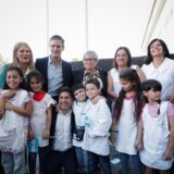El gobernador, junto al intendente descubrieron la placa de la nueva Escuela Primaria N° 26