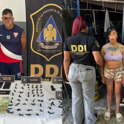 Una de las detenidas es una mujer, quien tiene 29 años.