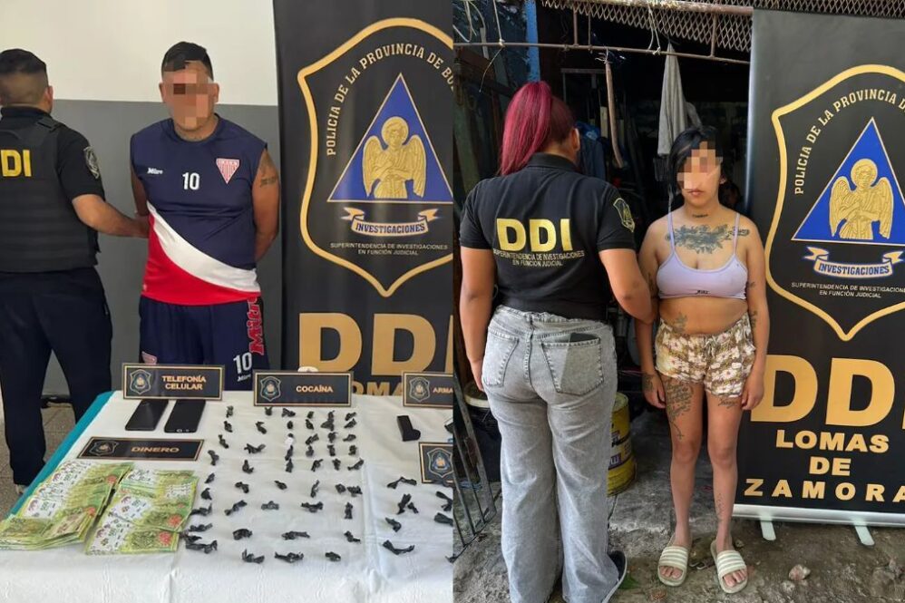 Una de las detenidas es una mujer, quien tiene 29 años.