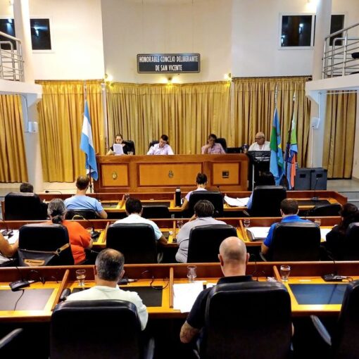 El Concejo Deliberante de San Vicente renueva nueve bancas en el acto de asunción que se realiza este viernes.