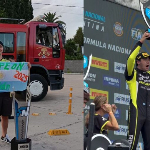 Julián Ramos de San Vicente se coronó campeón de Formula Nacional este fin de semana en Junín.