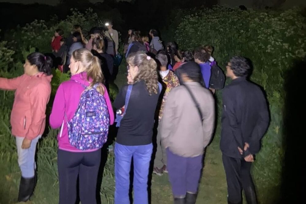 Con la vuelta de temperaturas más cálidas se remota esta actividad nocturna de avistaje y astronomía en la laguna de San Vicente.