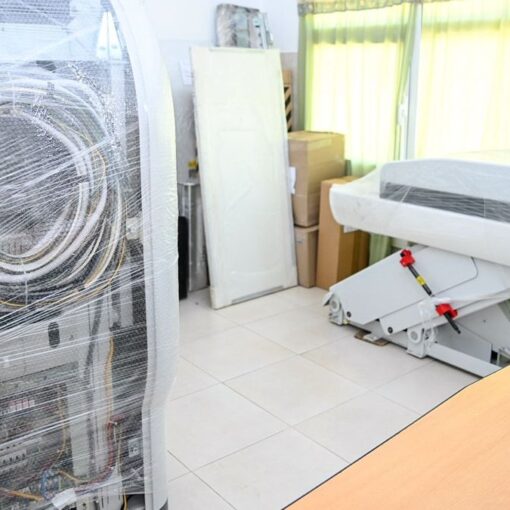 Nicolás Mantegazza, intendente de San Vicente, Daniela Lassalle, concejal, y directora del hospital Ramón Carrillo, Jessica Derisio.