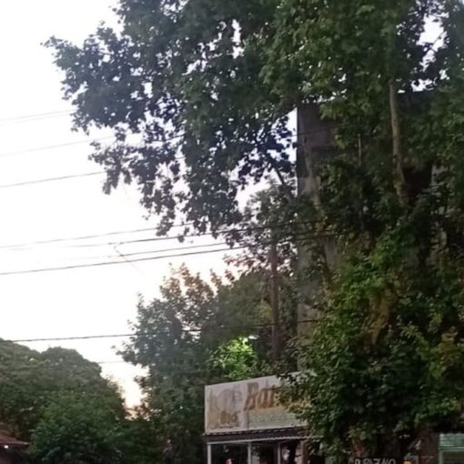 El accidente sucedió en pleno centro de Monte Grande.