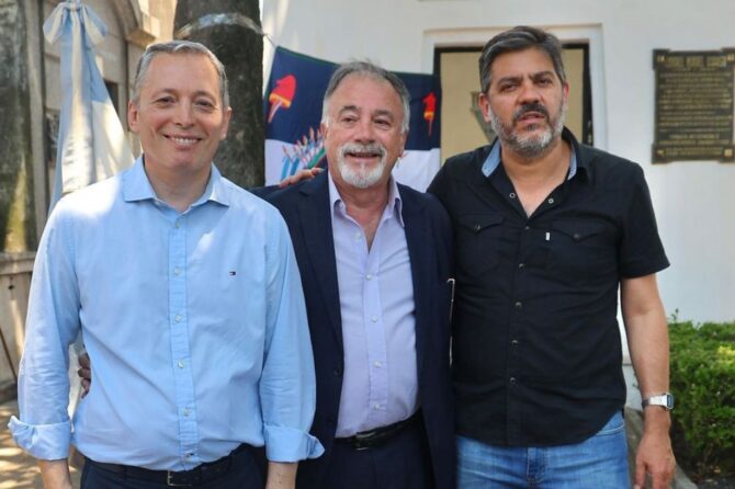 Fernando Gray en el homenaje al General Dorrego.