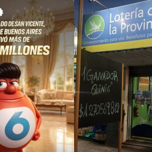 Rocio, empleada de la agencia de San Vicente donde salió el Quini 6 este fin de semana.