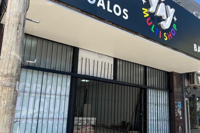 Refacciones en el local de Maipú 223, en Banfield, donde abrirá el bazar multishop de la cadena Yay.