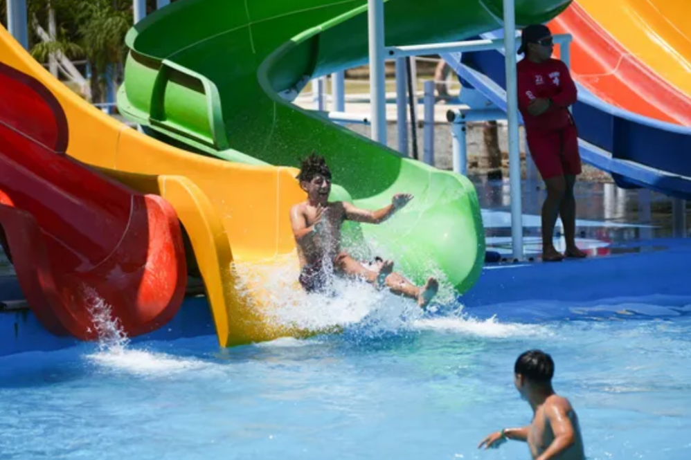 El Parque Albertina en Lomas de Zamora.