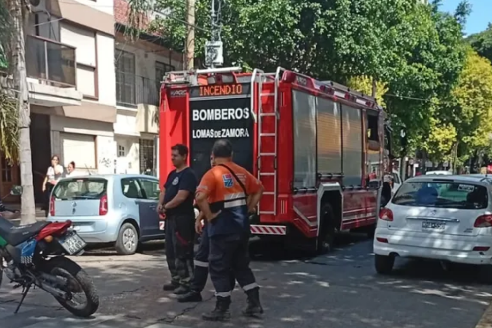 El operativo que se desplegó en el centro de Lomas de Zamora.