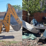 Los vecinos comenzaron a derrumbar el búnker ubicado en Lomas de Zamora.