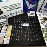 Se secuestraron 105 envoltorios con cocaína en los allanamientos de Alejandro Korn.