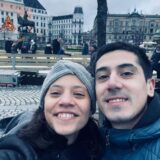 Florencia y Juan Ignacio se conocieron cursando en la UNLZ y hoy recuerdan ese inicio como el punto de partida de su historia.