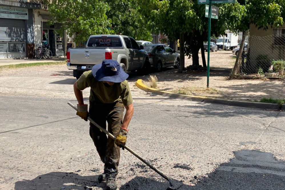 Las obras se realizaron en Av. Pedro Dreyer y Los Pinos, Monte Grande.