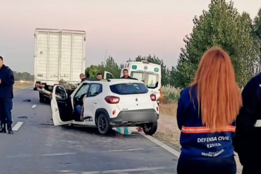 El hecho ocurrió sobre la Autopista Presidente Perón en Ezeiza.