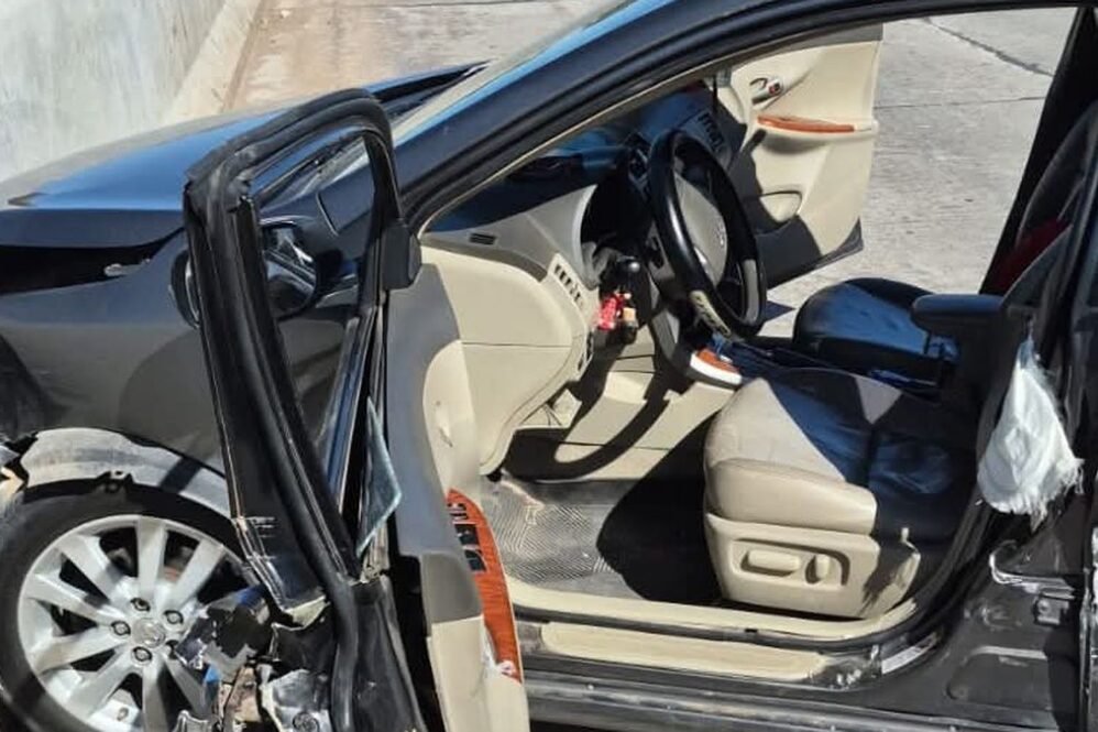 El choque ocurri&oacute; sobre Camino de Cintura, a la altura de Luis Guill&oacute;n.