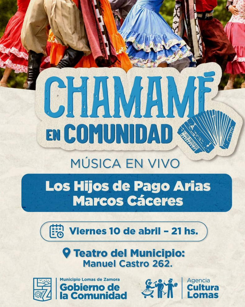 Chamamé, en Lomas de Zamora. Chamamé, en Lomas de Zamora.