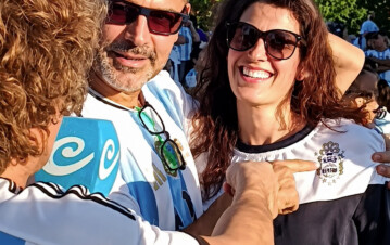 El ex futbolista que viajó al Mundial para alentar a Argentina y terminó en un escándalo: "Le falta el respeto a una mujer"