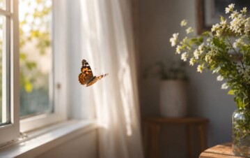 Si una mariposa aparece en tu casa, te contamos qué significa y por qué se considera una buena señal