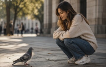 No es casualidad: la señal que muchos ven cuando una paloma se acerca demasiado a una persona