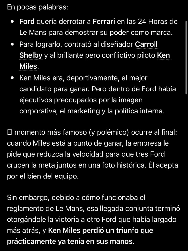 UNA USUARIA DE TWITTER EXPLICO TODO EL SIGNIFICADO DE LA PELICULA "LE MANS".