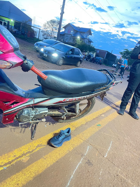 Motociclista herido tras choque con auto en San Vicente 3 Motociclista herido tras choque con auto en San Vicente
