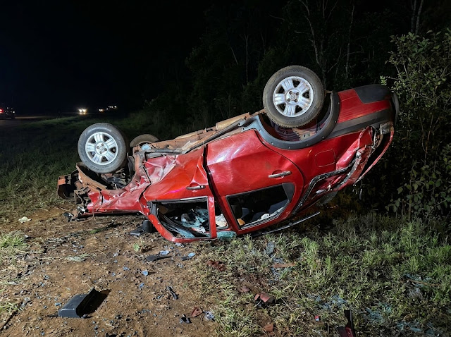 Tres hombres hospitalizados tras despiste de un Fiat Palio en la Ruta 14 2 Tres hombres hospitalizados tras despiste de un Fiat Palio en la Ruta 14
