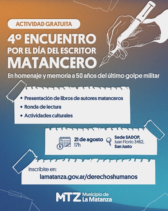 Literatura y memoria en La Matanza 4 Literatura y memoria en La Matanza