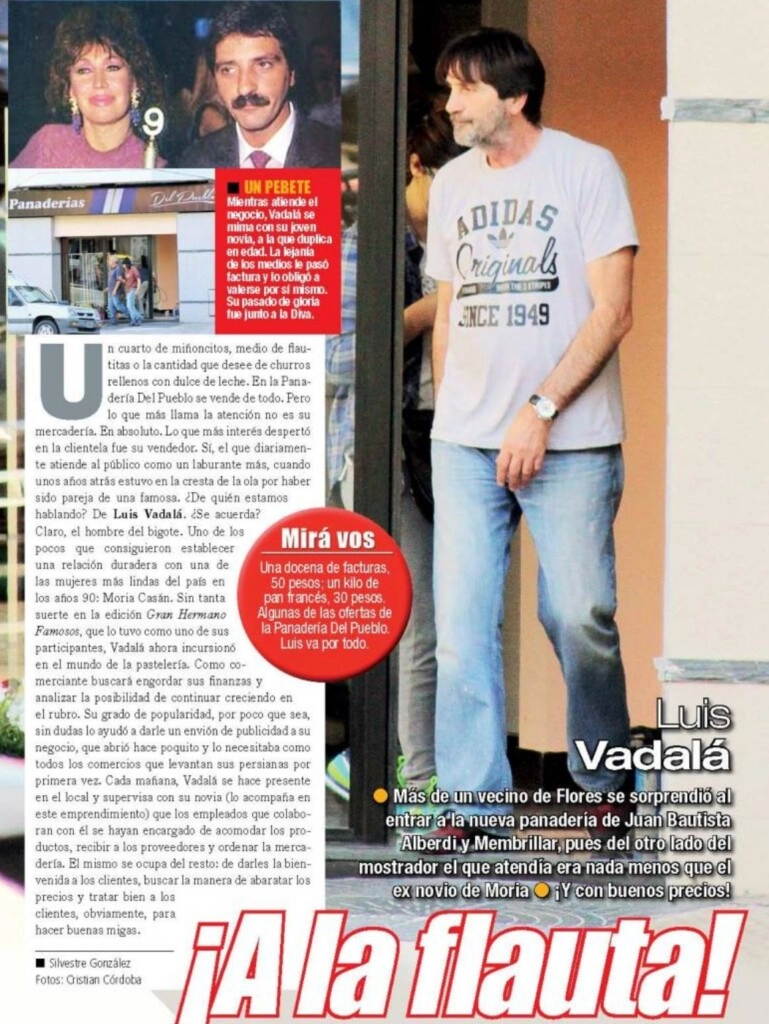 De la fama con Moria Casán a lavar autos y atender una panadería: últimos años de Luis Vadalá 3 Luis Vadalá. (Archivo Paparazzi)
