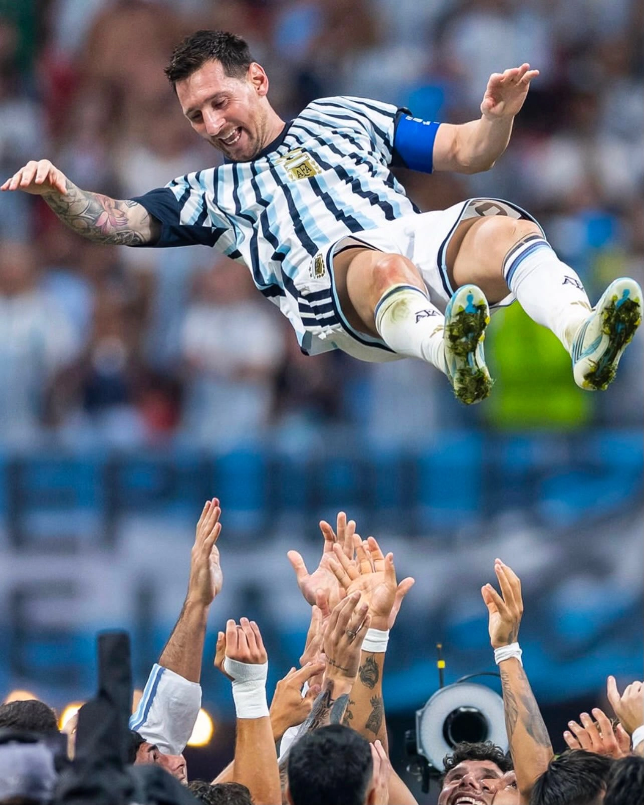 Desgarrador mensaje de Antonela Roccuzzo por la renuncia de Messi a la Selección 4 Leo Messi. Foto: IG.