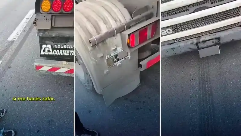 Camionero multado por tapar la patente 2 Camionero multado por tapar la patente
