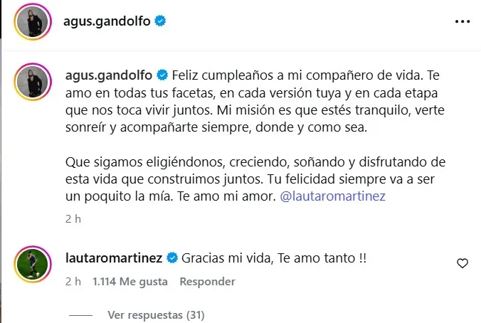 Esposa del mundialista argentino rompe el silencio tras la polémica 2 Esposa del mundialista argentino rompe el silencio tras la polémica