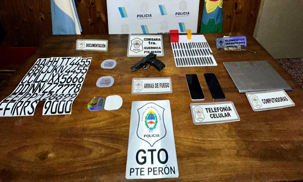Desmantelan taller clandestino en Alejandro Korn: policía secuestra arma y detiene sospechoso 2 Desmantelan taller clandestino en Alejandro Korn: policía secuestra arma y detiene sospechoso