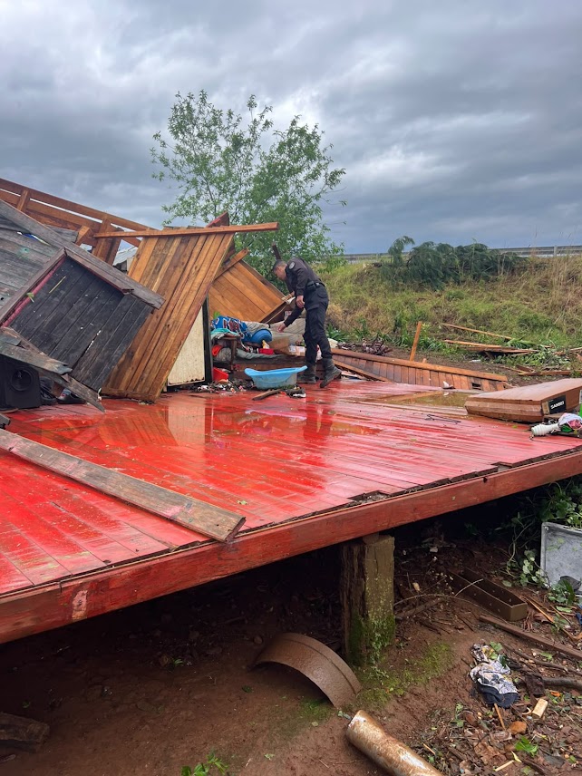 Temporal en San Pedro deja un fallecido y viviendas destruidas 3 Temporal en San Pedro deja un fallecido y viviendas destruidas