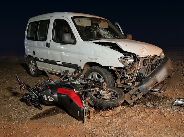 Motociclista herido tras choque entre camioneta y moto en San Vicente 2 Motociclista herido tras choque entre camioneta y moto en San Vicente