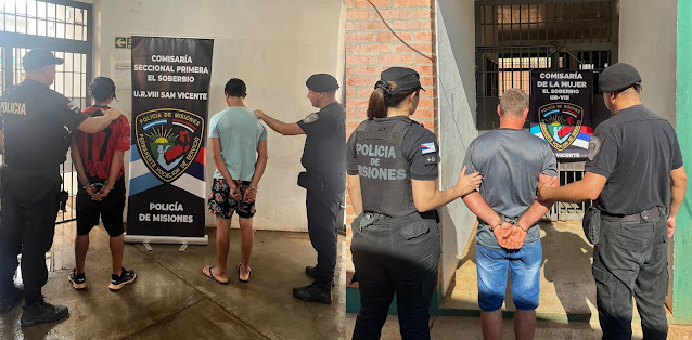 Tres detenidos por disturbios y amenazas de muerte en El Soberbio 2 Tres detenidos por disturbios y amenazas de muerte en El Soberbio