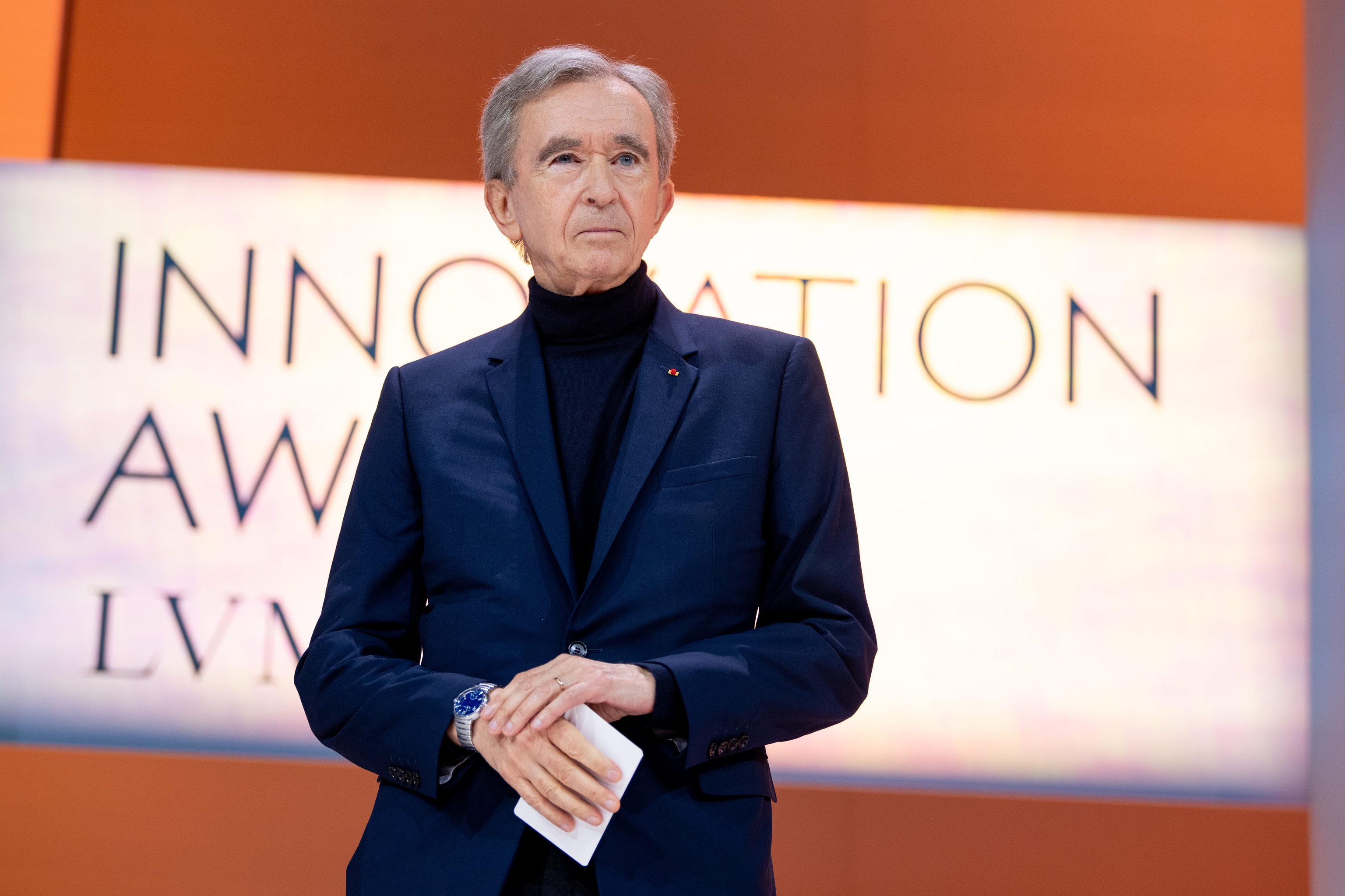 Le Pen atrae a millonarios 3 El multimillonario y director ejecutivo de LVMH Moët Hennessy Louis Vuitton SE, Bernard Arnault.