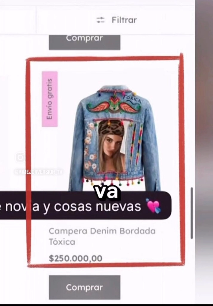 Diseñador afirma que Wanda Nara vende prenda suya y revela precio 2 Diseñador afirma que Wanda Nara vende prenda suya y revela precio