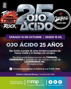 Show por los 25 años de Ojo Ácido 2 Show por los 25 años de Ojo Ácido