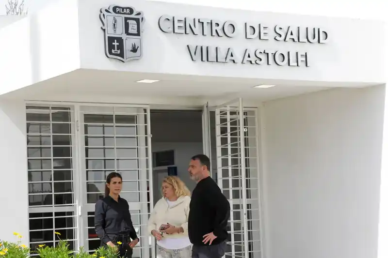Laurent y Peralta recorrieron el Centro de Salud Villa Astolfi 2 Laurent y Peralta recorrieron el Centro de Salud Villa Astolfi