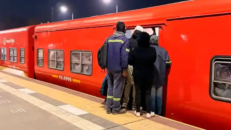 Demoras en Belgrano Norte por disparos 2 Demoras en Belgrano Norte por disparos