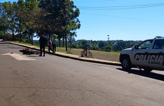 Motociclista herido tras choque con camioneta que huyó en San Vicente 2 Motociclista herido tras choque con camioneta que huyó en San Vicente