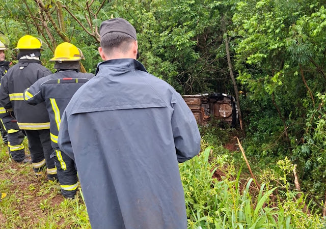 Despiste en la Ruta 14: dos acompañantes trasladados al Hospital de San Vicente 3 Despiste en la Ruta 14: dos acompañantes trasladados al Hospital de San Vicente