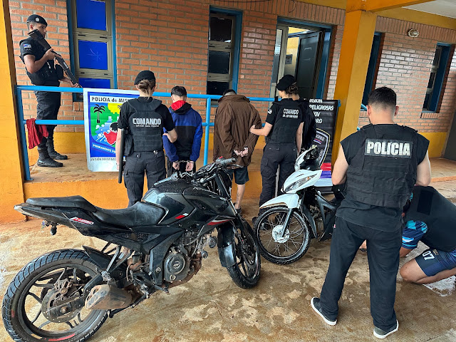 Tres detenidos por robo de motos en San Pedro 2 Tres detenidos por robo de motos en San Pedro