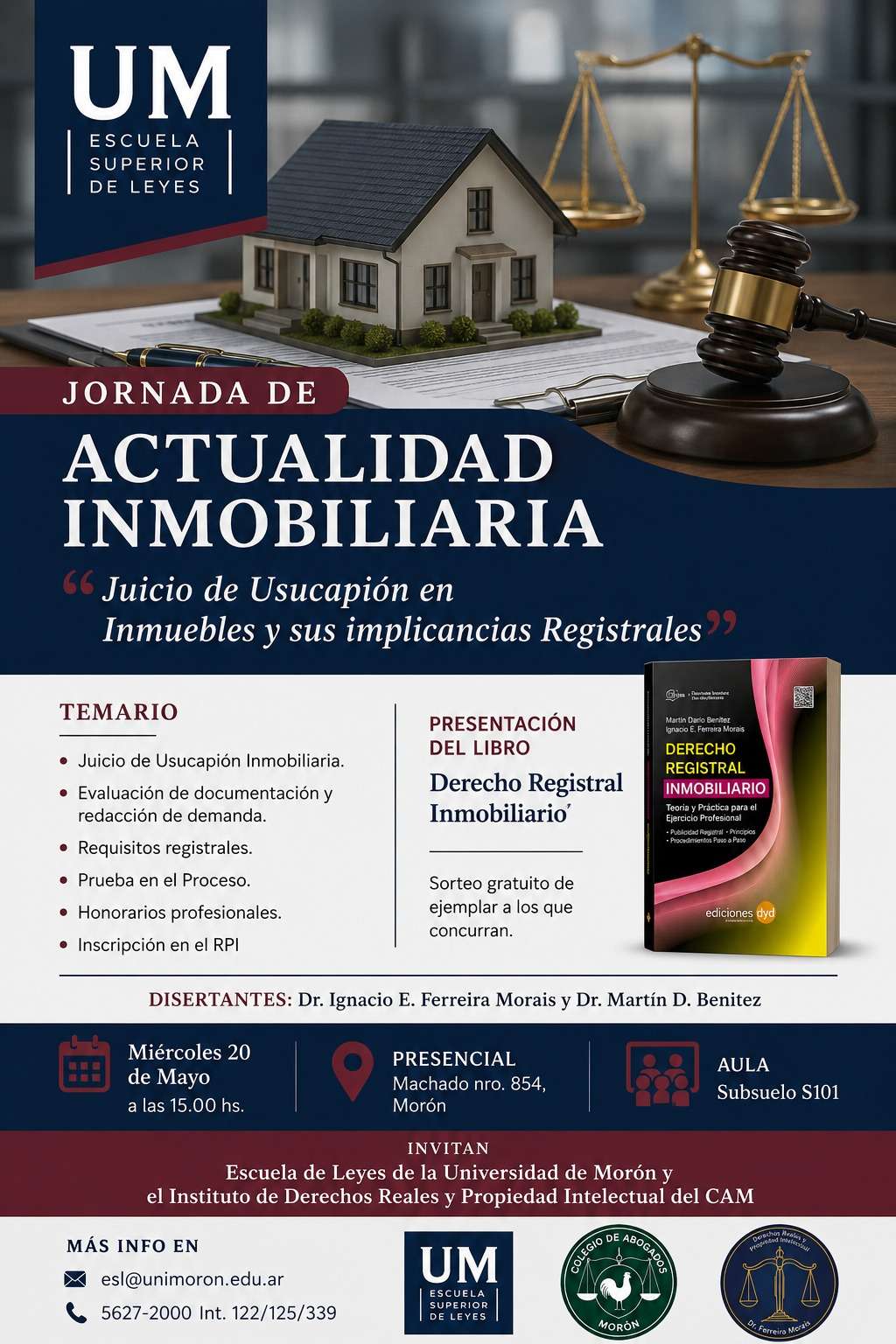 Trayectoria jurídica y proyectos de ley de Martín Benítez 2 Trayectoria jurídica y proyectos de ley de Martín Benítez