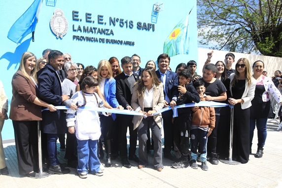 Espinoza y Kicillof inauguraron dos escuelas en La Matanza, una para 500 estudiantes con discapacidad 3 Espinoza y Kicillof inauguraron dos escuelas en La Matanza, una para 500 estudiantes con discapacidad