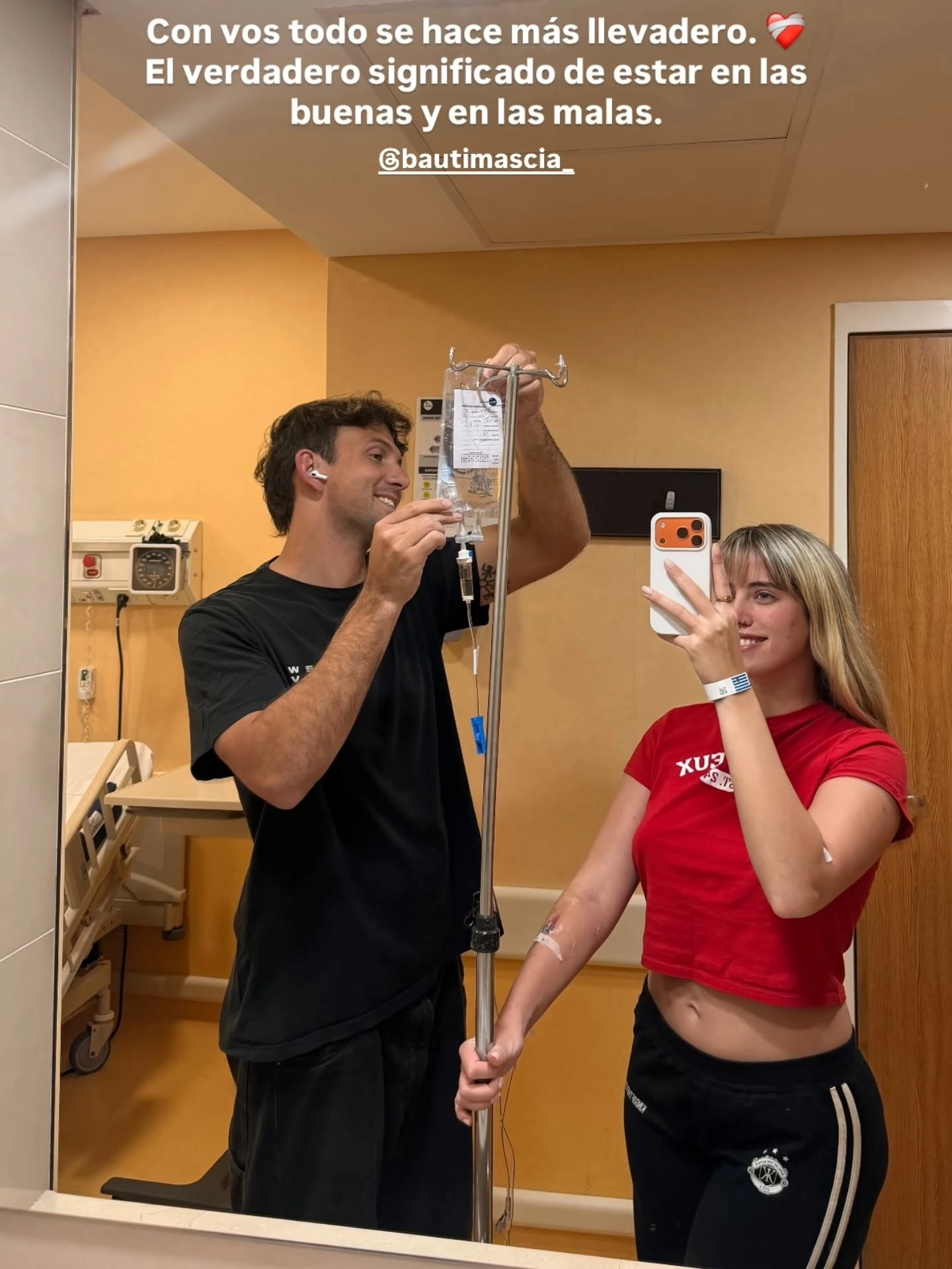 Bautista Mascia informó sobre el estado de Denisse González tras su cuarta internación 2 Denisse González estuvo acompañada en cada internación por su novio Bautista Mascia. Foto: Ig.