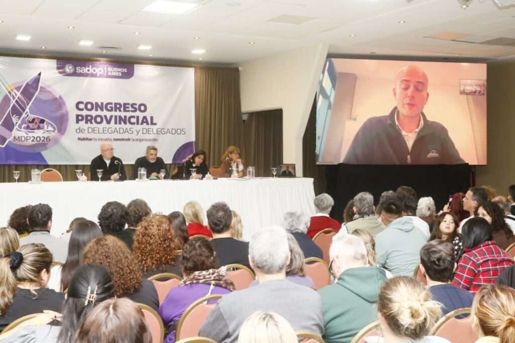 Congreso provincial de SADOP en Mar del Plata 3 Congreso provincial de SADOP en Mar del Plata